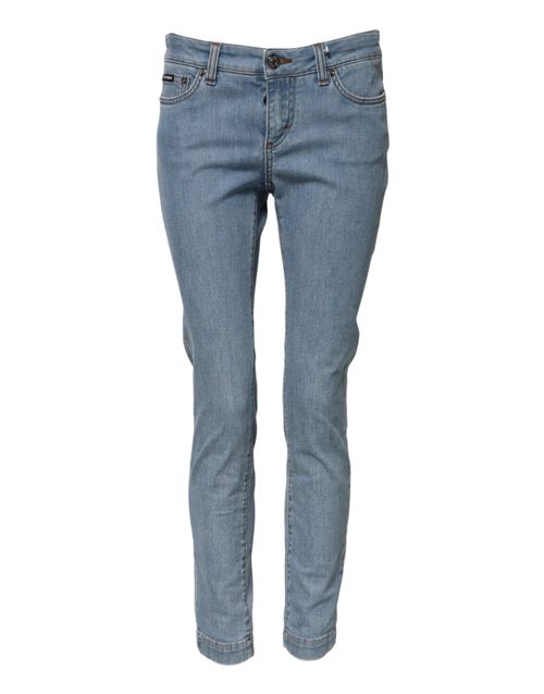 Cotton Skinny Denim Jeans — Blue