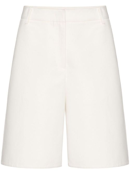 Vlogo silk shorts - White