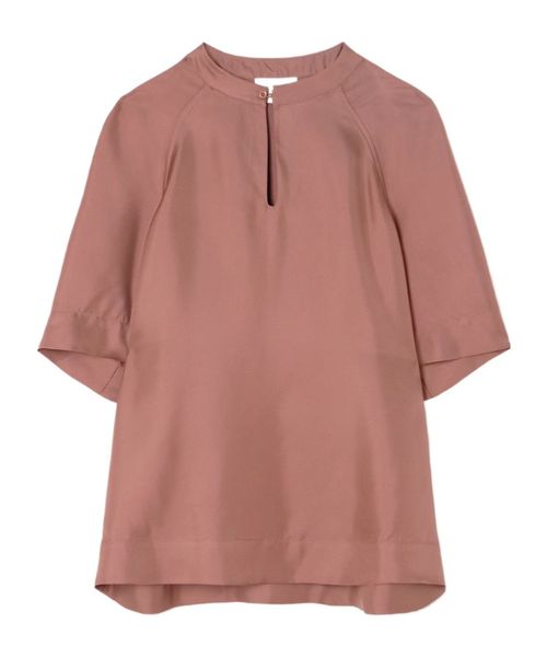 Zeus silk-twill blouse