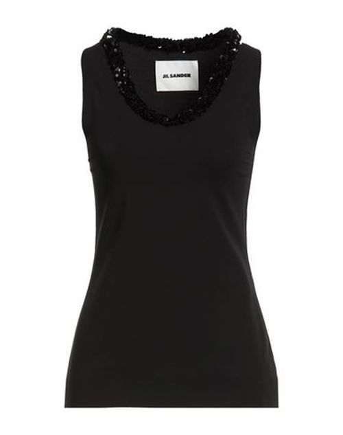 Woman Top Black Size 2 Viscose, Polyester, Elastane