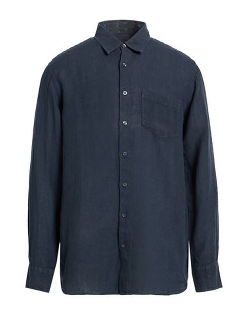Man Shirt Midnight blue Size M Linen