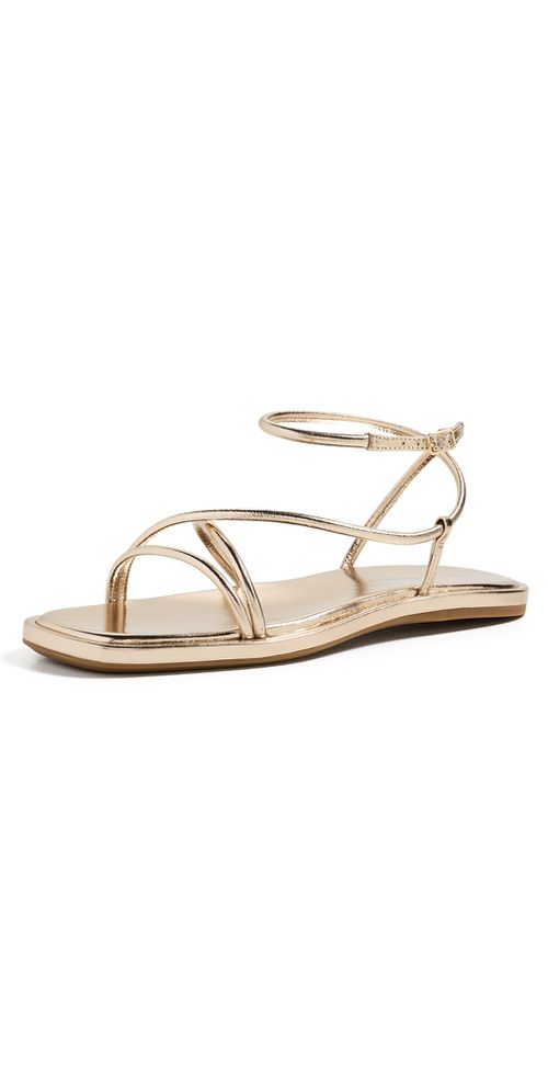Noor Strappy Sandals Champagne