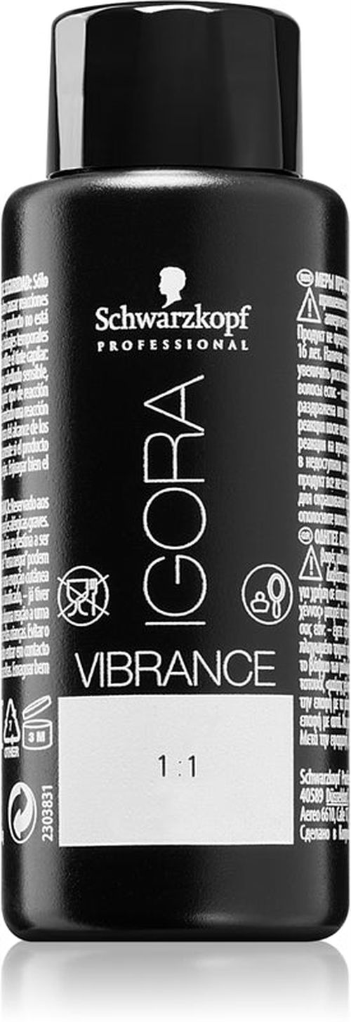 Schwarzkopf Professional IGORA Vibrance semi-permanent hair dye color 10-12 Soft Toner ash 60 ml