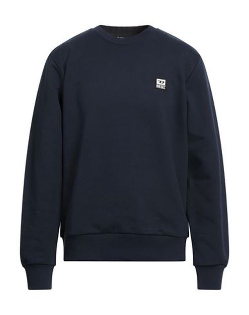 Man Sweatshirt Midnight blue Size L Cotton, Polyester, Elastane