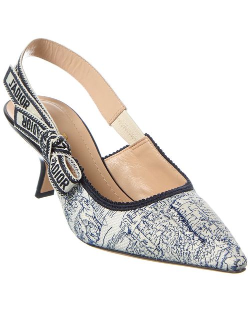 Dior J'adior Canvas Slingback Pump