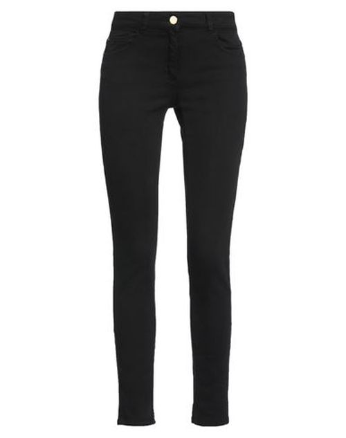 Woman Jeans Black Size 27 Cotton, Elastomultiester, Elastane