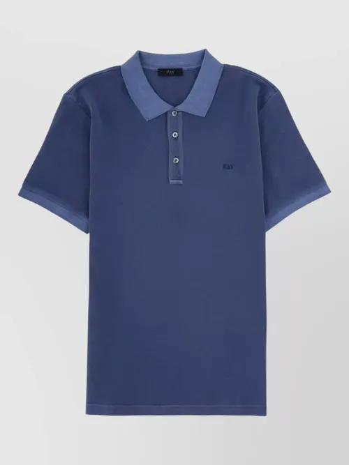 Fay - regular-fit cotton polo shirt