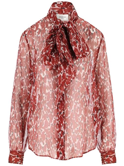 Abstract-pattern Blouse