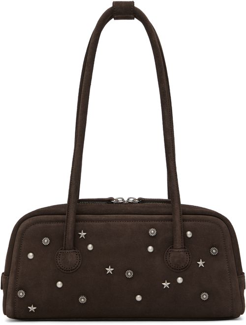 MARGESHERWOOD SSENSE Exclusive Brown Soft Baguette Bag