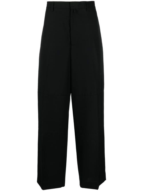 Wide-leg wool suit trousers - TAP SHOE NO COLOR