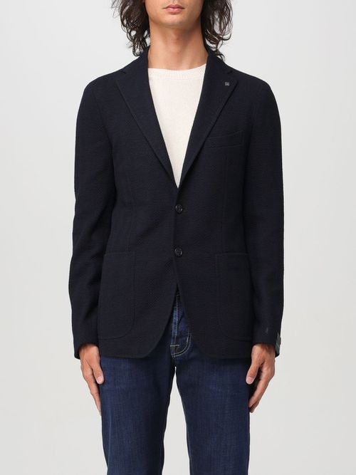 Blazer Men color Blue