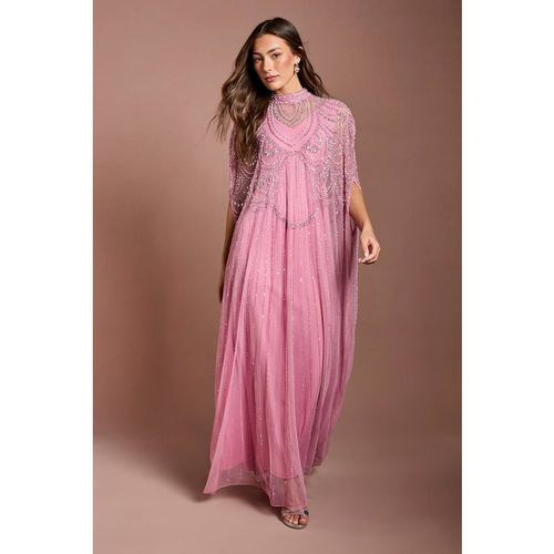 Coast Women's Heavily Embellished Maxi Dress in Rose