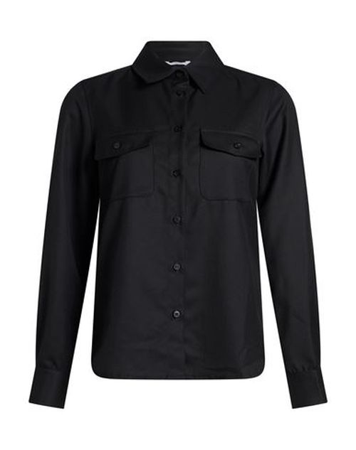 Woman Shirt Black Size 10 Polyester, Viscose