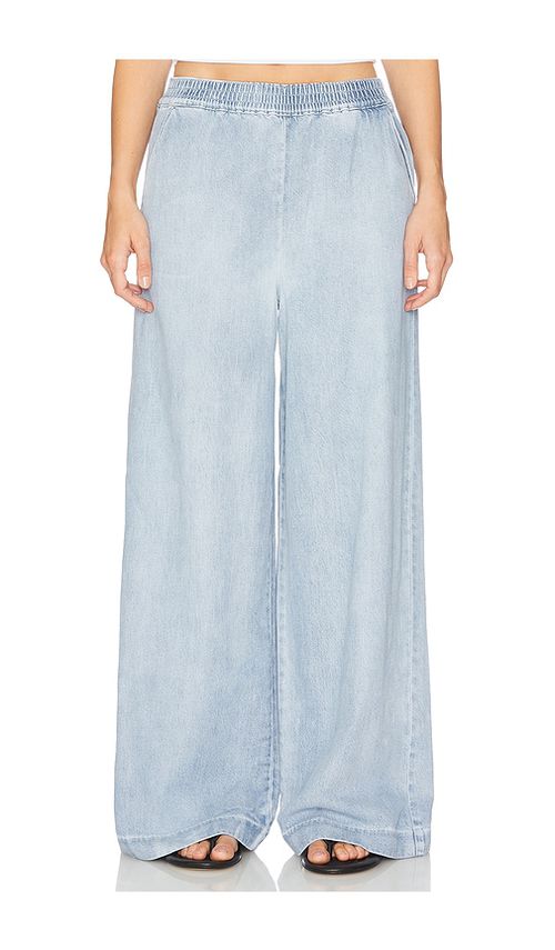 Favorite Daughter The Malibu Wide Leg Pants in Blue. -  XS also in L, M