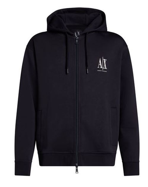 Man Sweatshirt Midnight blue Size XS Cotton, Polyester, Elastane