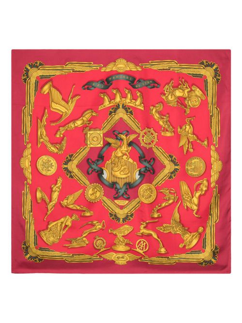 2000s pre-owned Le Parures du Vent silk scarf - Pink