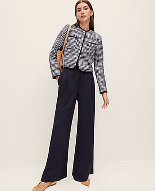 Ann Taylor Weekend Easy Fit Wide-Leg Pant