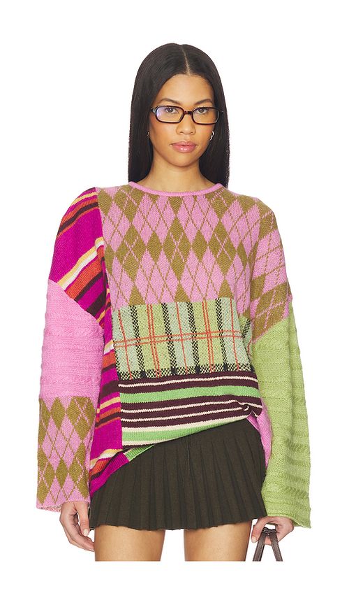 GUIZIO Zuri Sweater in Pink. M. Also in