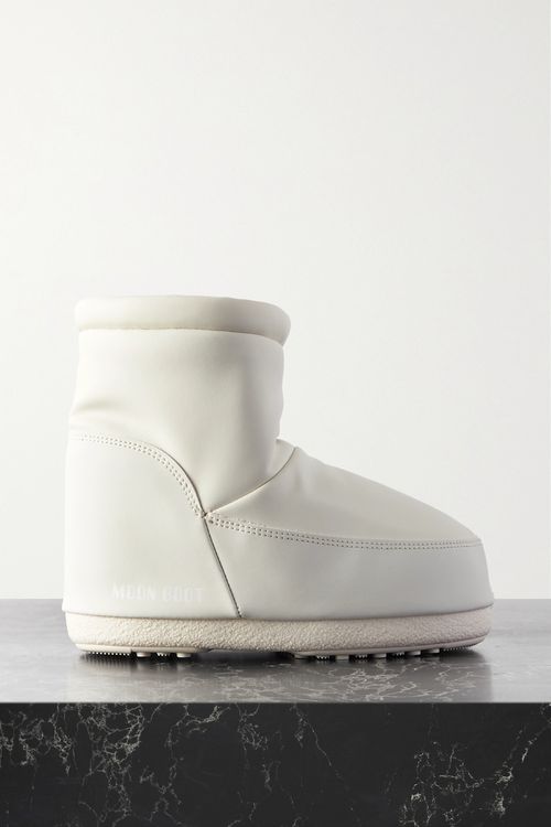 Icon Low Rubber Snow Boots - Cream