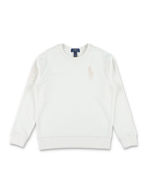 Polo Big Pony Embroidered Mini French Terry Crewneck Sweatshirt for Boys