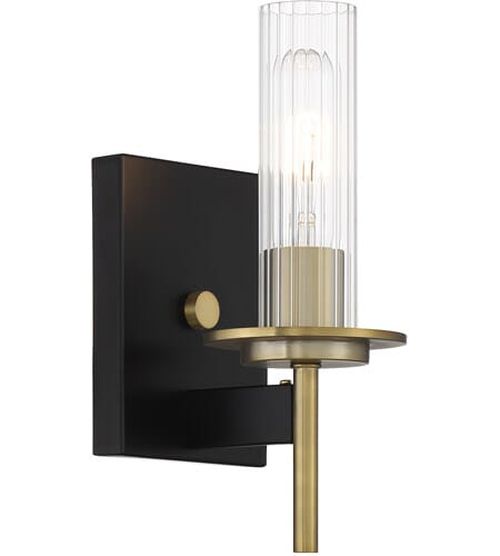 Baldwin Park Bathroom Vanity Light in Coal and Soft Bra