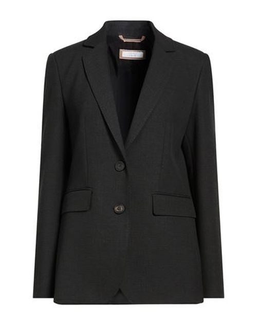 Woman Blazer Charcoal Size 10 Polyester, Viscose, Cotton, Elastane