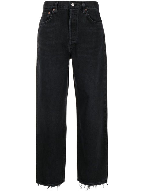 Dara mid-rise baggy jeans - Black