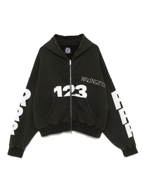 RRR123 Garden hoodie - Black