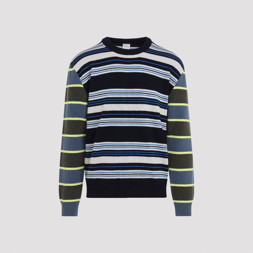 Men's Lambswool & Cotton Round Neck Sweater, FW26