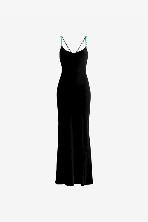 Long Velvet Dress