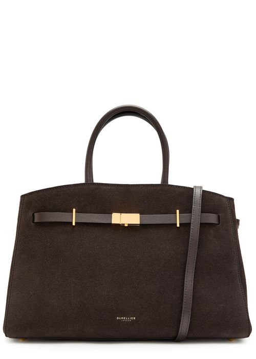 The Hudson Midi Grained Leather top Handle bag