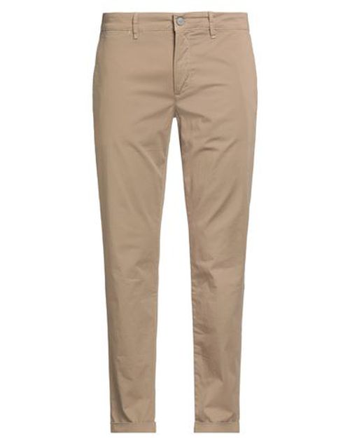 Man Pants Camel Size 38 Cotton, Elastane