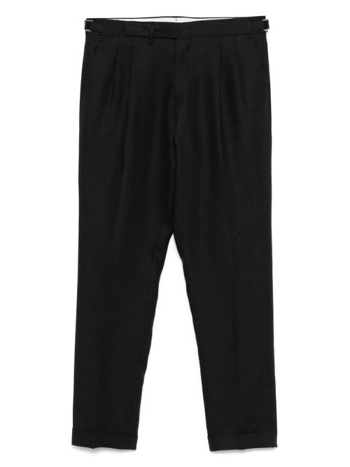 Briglia 1949 linen trousers - Black