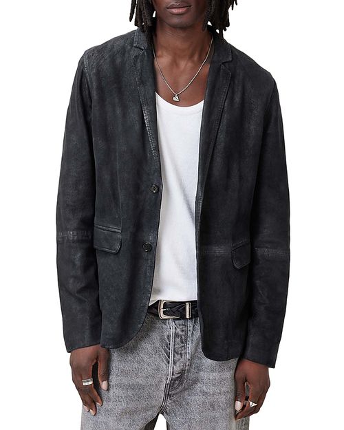 Monet Waxed Suede Regular Fit Blazer