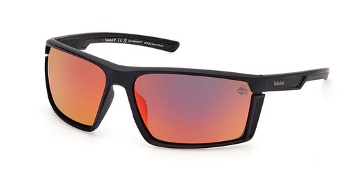 Timberland TB9333 Polarized 02D Men's Sunglasses Black Size 67