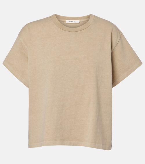 Square cotton jersey T-shirt