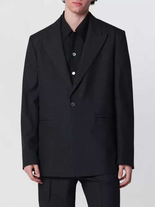 Namacheko - coat notch lapel front pockets design
