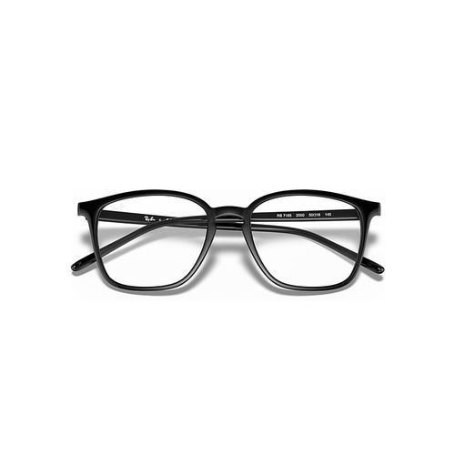 Ray-Ban Rb7185 Optical Black Frame Clear Lenses Polarized 52-18