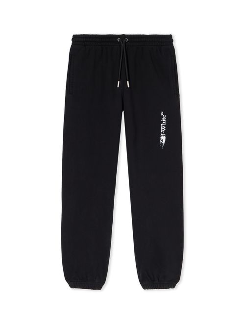 Ink Arrow Cuffed Sweatpants - Male Pants Black