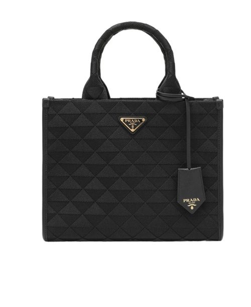 Prada Symbole medium embroidered fabric bag