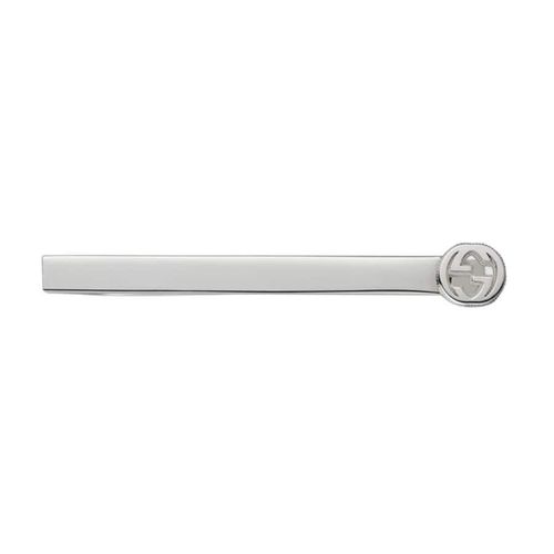 Interlocking G Tie Bar in Sterling Silver