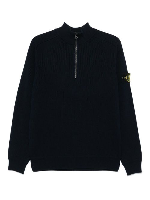 Stone Island Compass-motif jumper - Blue