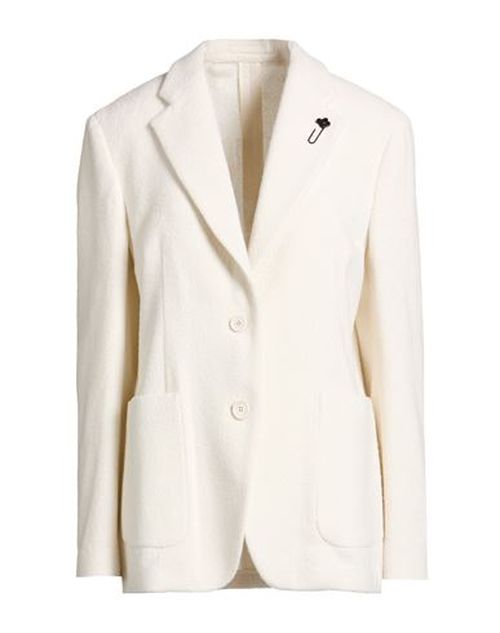 Woman Blazer Ivory Size 10 Virgin Wool, Silk, Polyamide, Cashmere