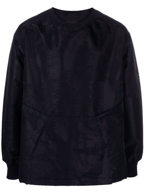 AOP ripstop sweatshirt - Black