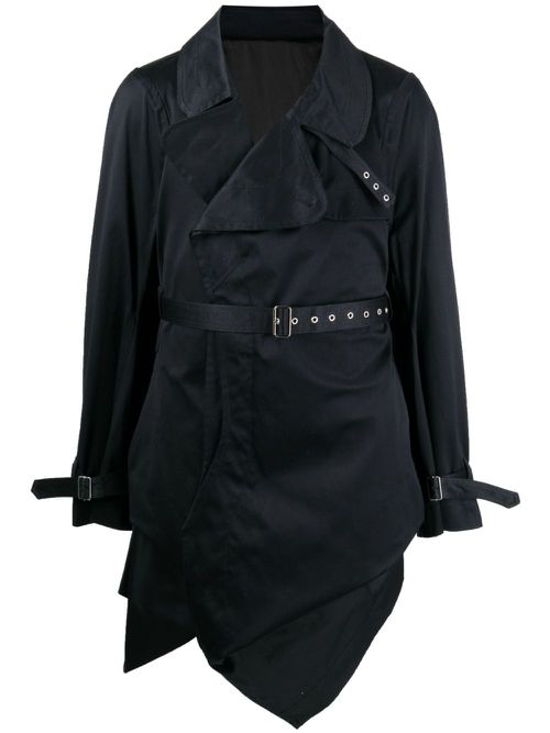 MY Imper belted coat - Blue