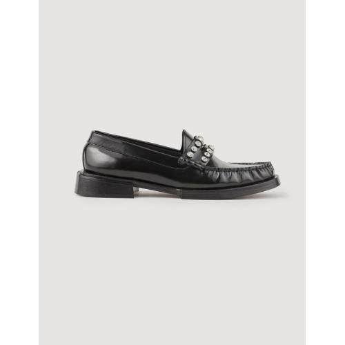 Max strass-embellished loafers - Black