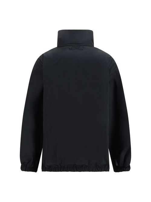 Reversible Padded Bomber Jacket — Black