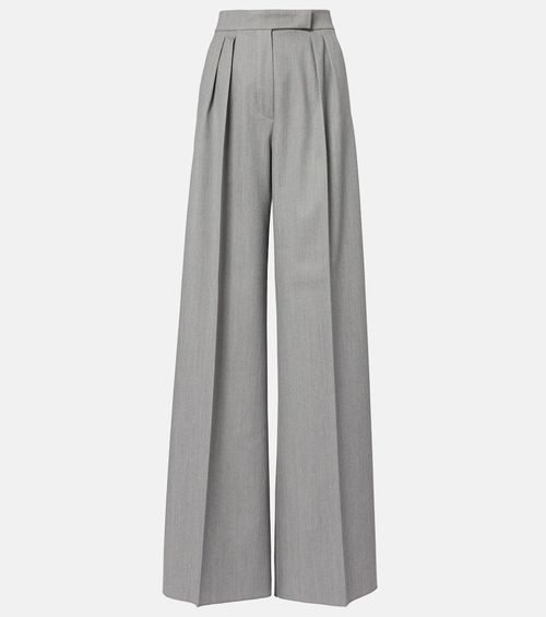 Baden virgin wool wide-leg pants