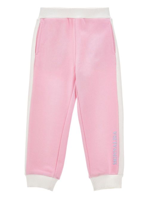 Side-stipe track pants - Pink