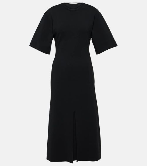 Ruffled midi dress